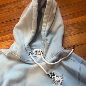 Goat sweatshirt XS light blue. Excellent condition.